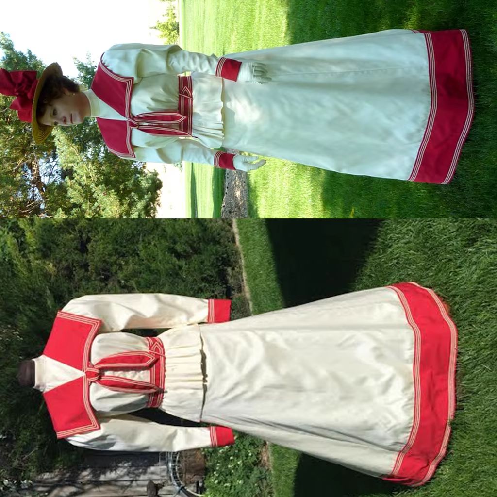Women'S Accessories Louis Vuitton - Custom Made 1895 Victorian Sailor Dress
