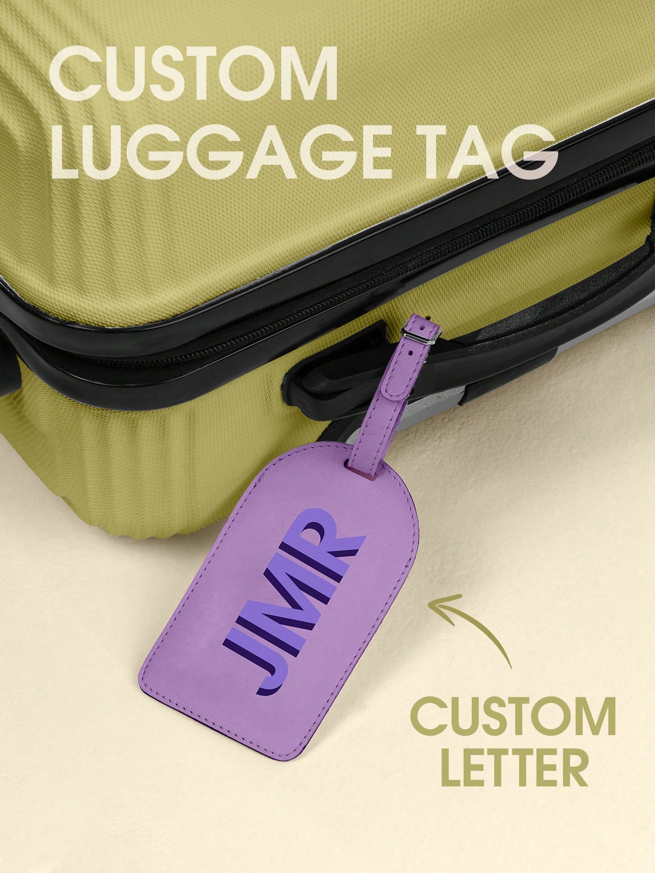 Personalized Initial Luggage T - Women'S Accessories For Suit ulasan dan harga