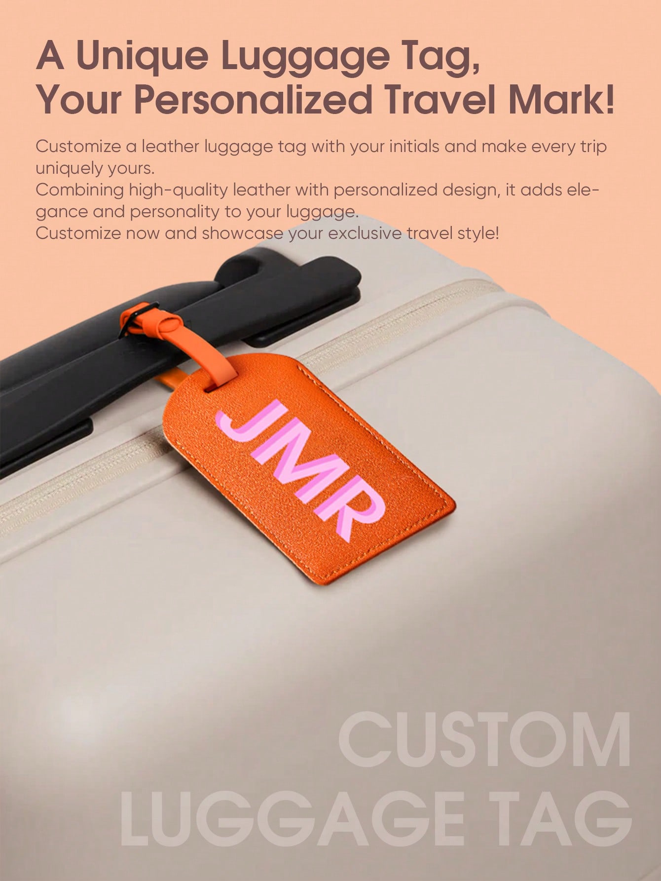 Personalized Initial Luggage T - Women'S Accessories For Suit ulasan dan harga