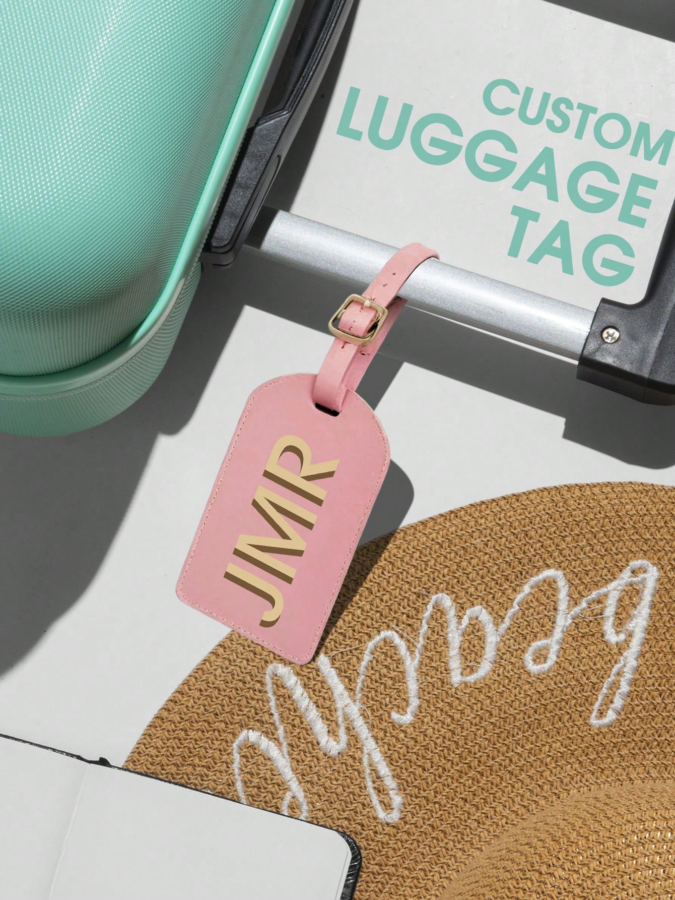 Personalized Initial Luggage T - Women'S Accessories For Suit ulasan dan harga