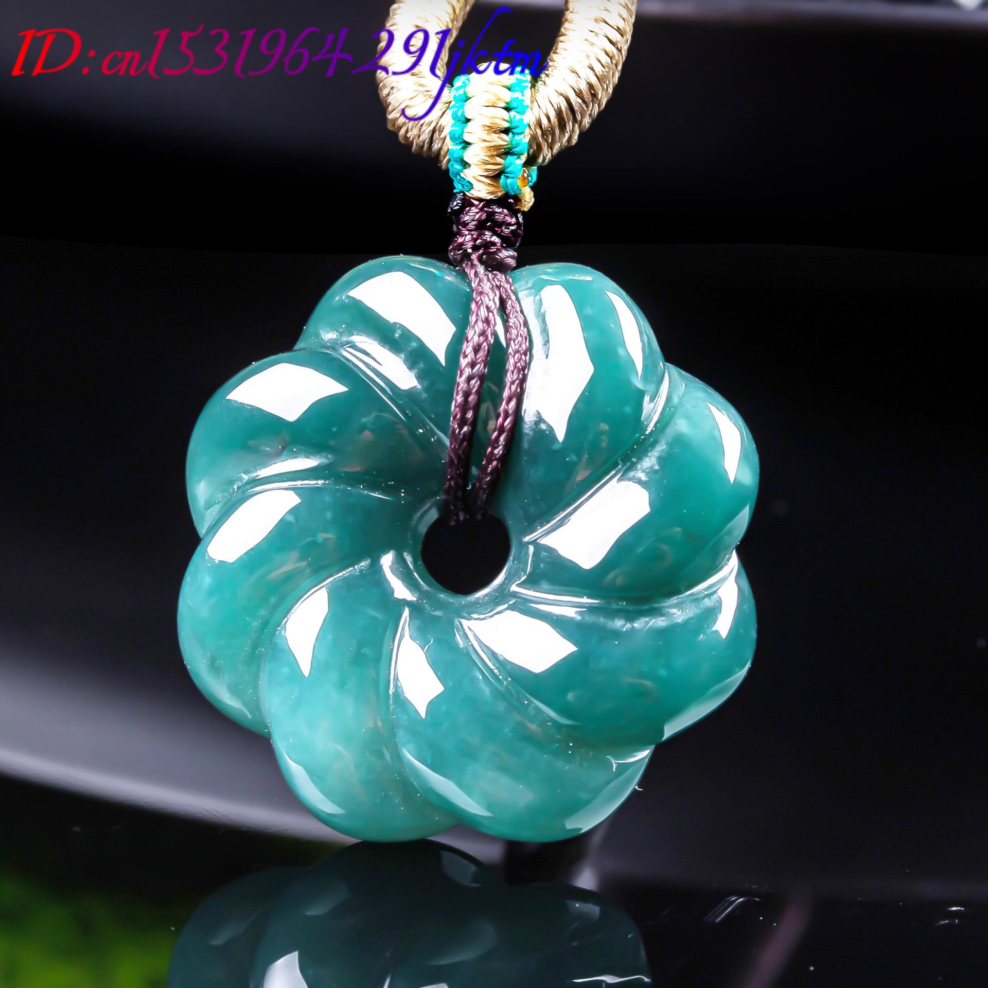Natural Burmese Jadeite Flower - Women Accessories Products ulasan dan harga