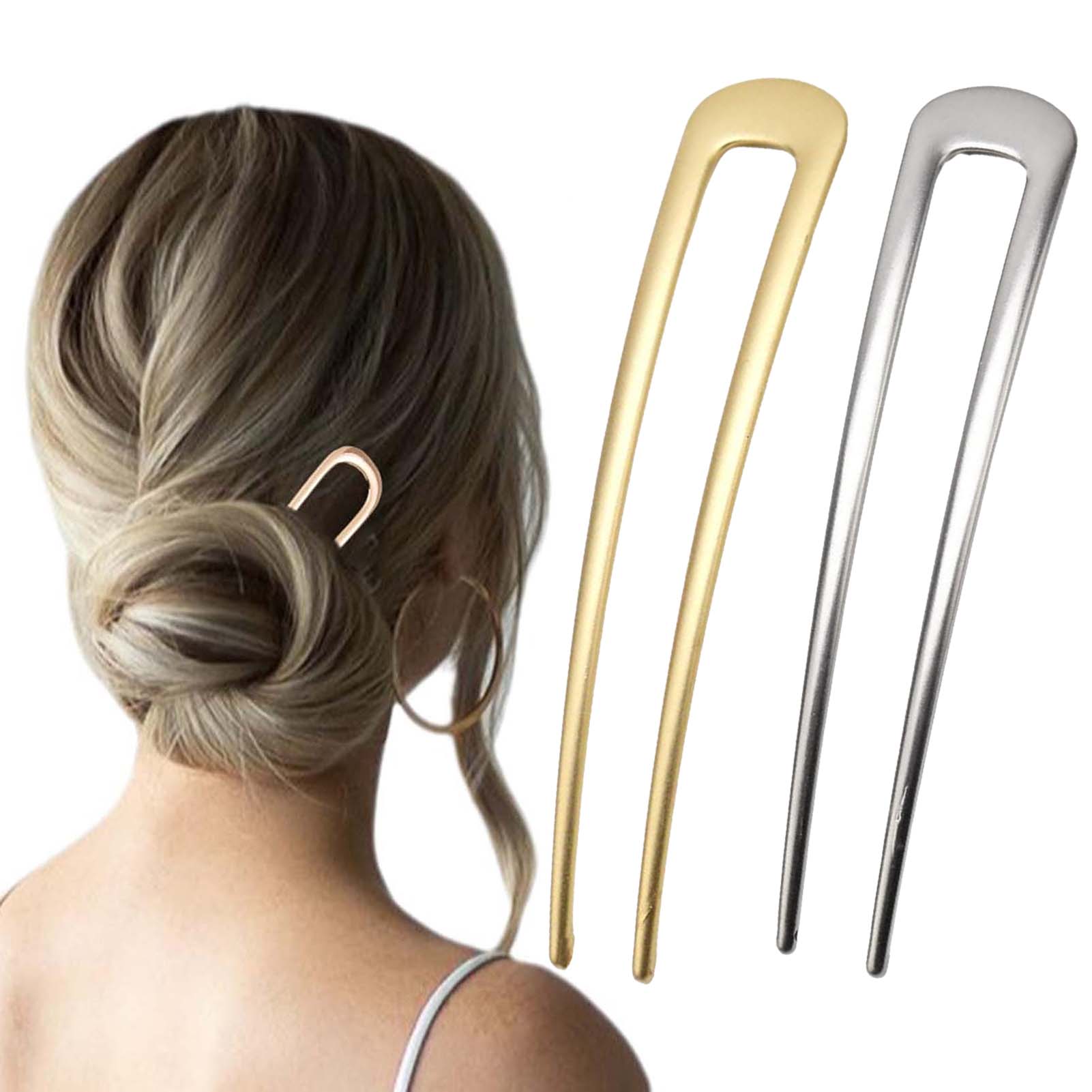 French U Shaped Hair Pins Vint - Hair Fork Stick ulasan dan harga