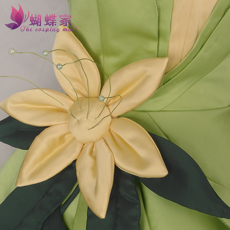 Princess Tiana Dress Cosplay C - Women Accessories Products ulasan dan harga