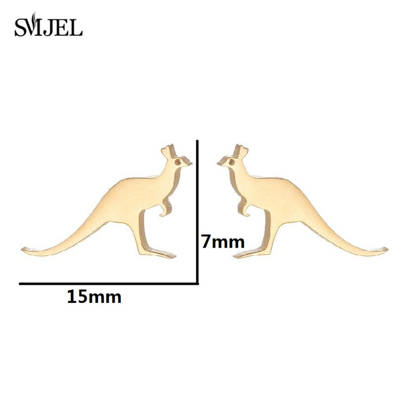 Mini Australia Kangaroo Studs  - Women'S Accessories Australia ulasan dan harga