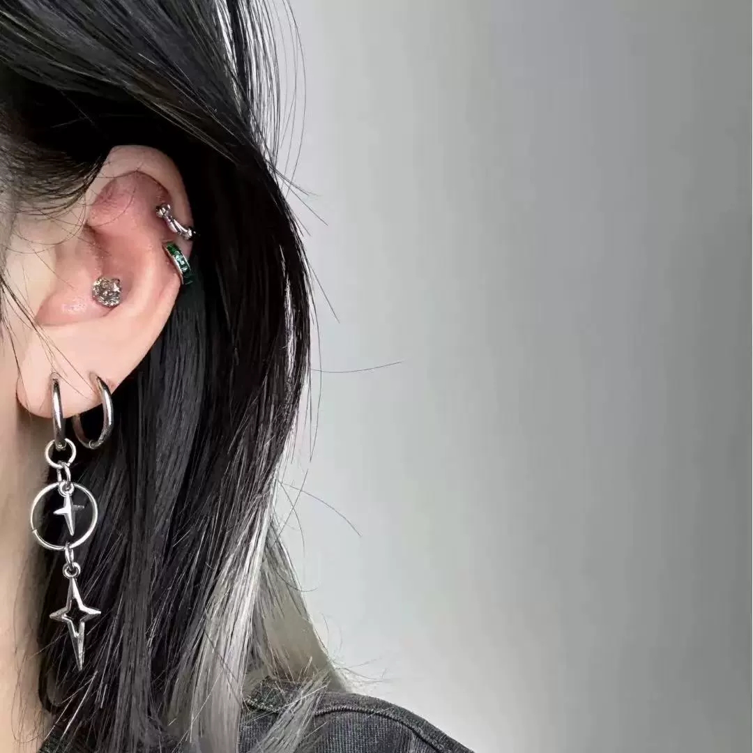 Personalized Punk Cross Star P - Women'S Emo Accessories ulasan dan harga
