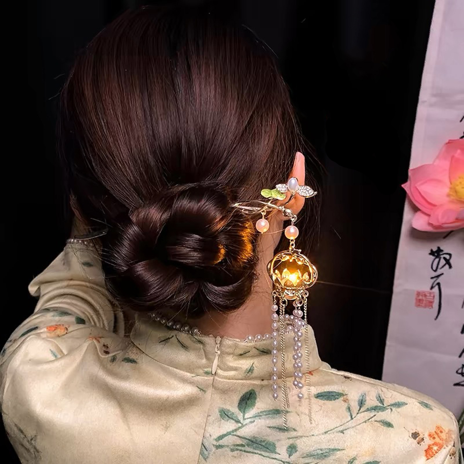 Luminous Flower Hairpin Exquis - Hair Fork Stick ulasan dan harga