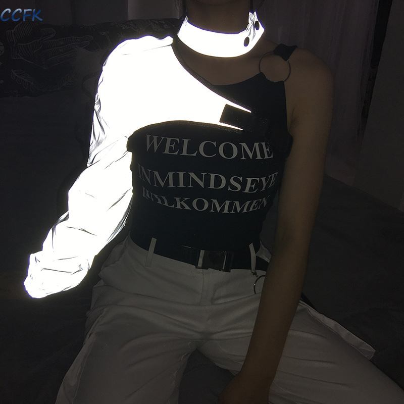 Y2k Aesthetic Reflective Women - Women'S Emo Accessories ulasan dan harga