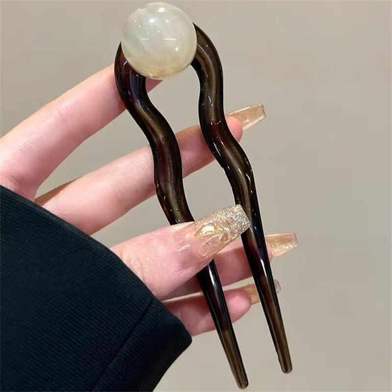 Fashion Colored Pearl U-Shaped - Women Accessories Shop ulasan dan harga