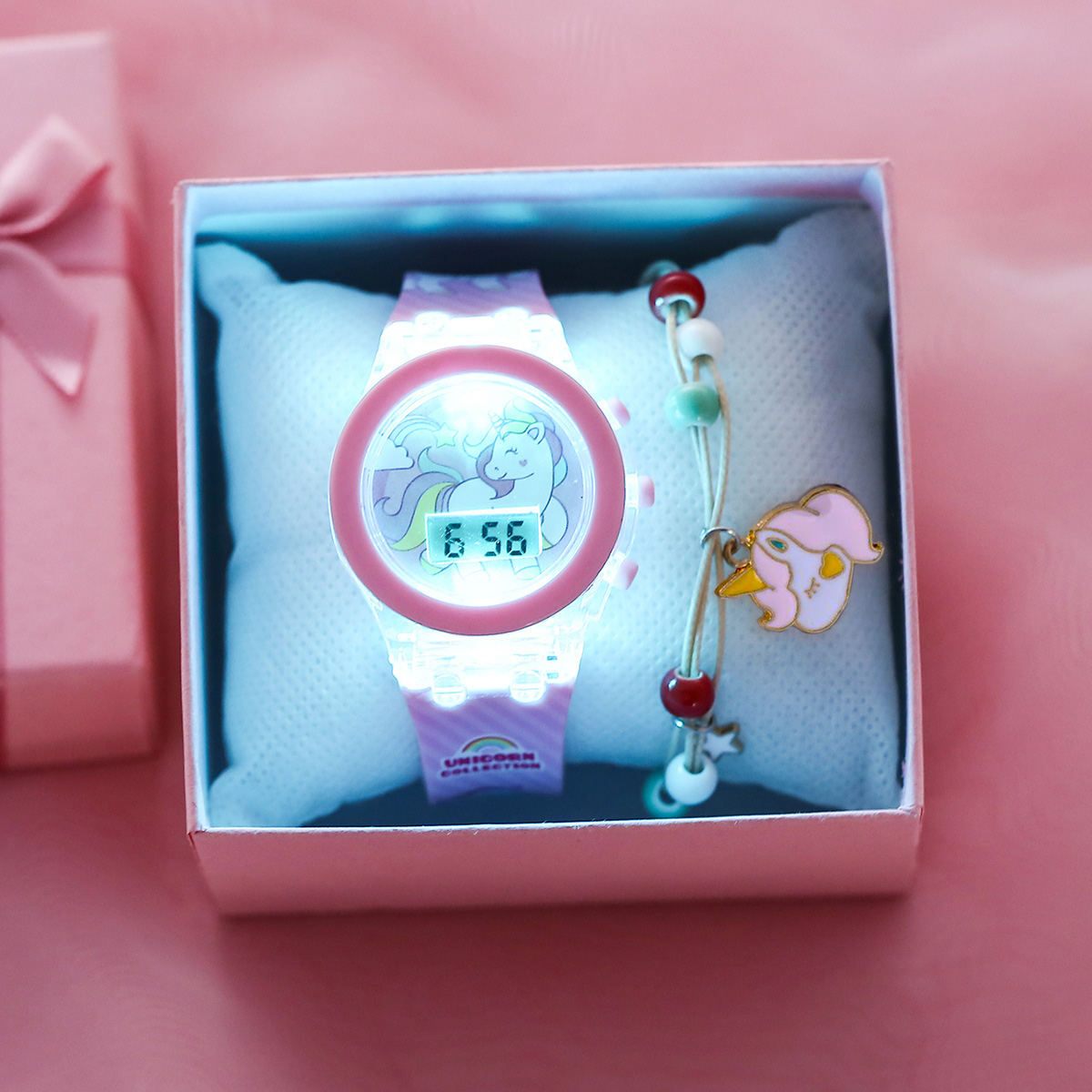 Cute Unicorn Girls Watches wit - Women Accessories Display ulasan dan harga