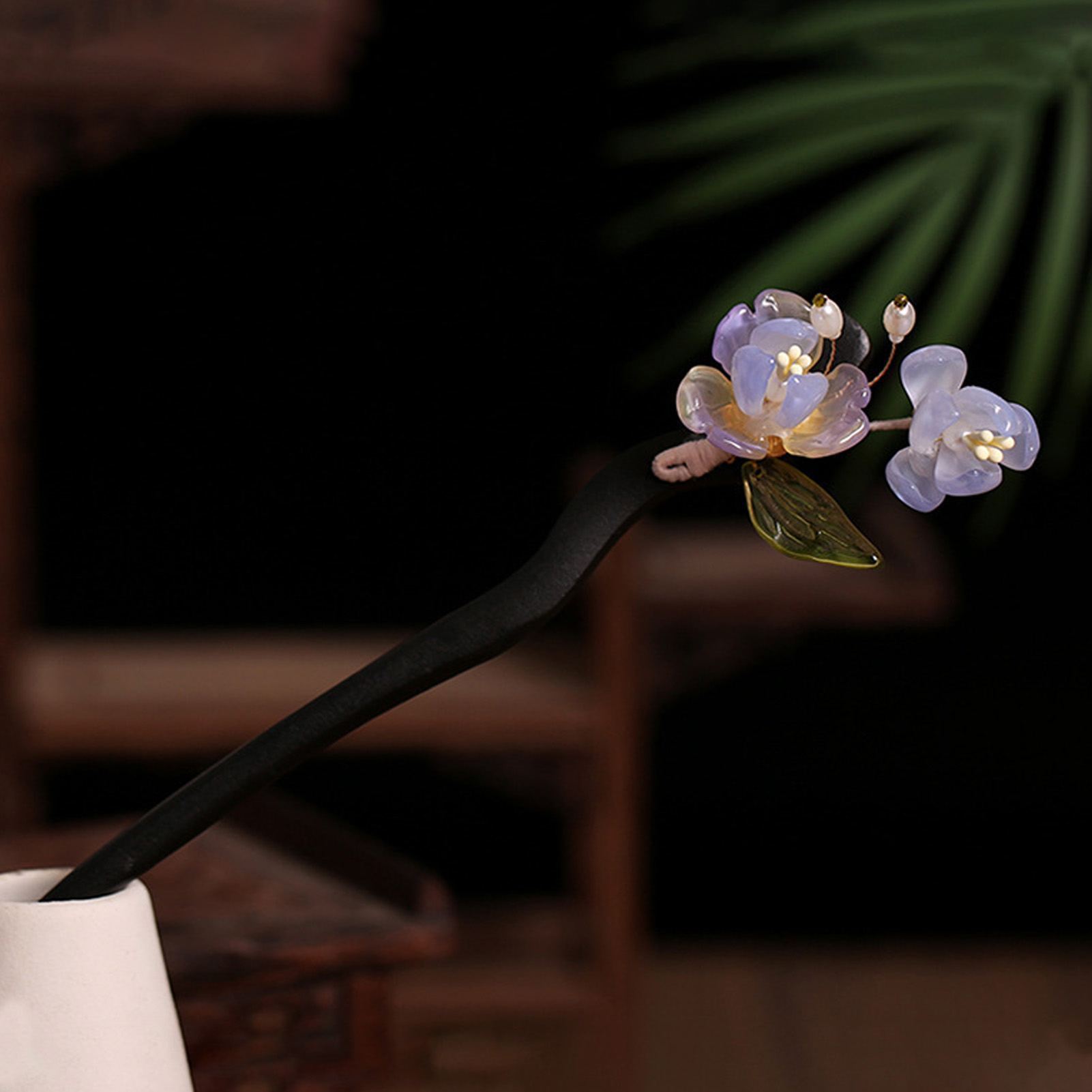 Chinese Style Flower Tassel Ha - Women Accessories Shop ulasan dan harga