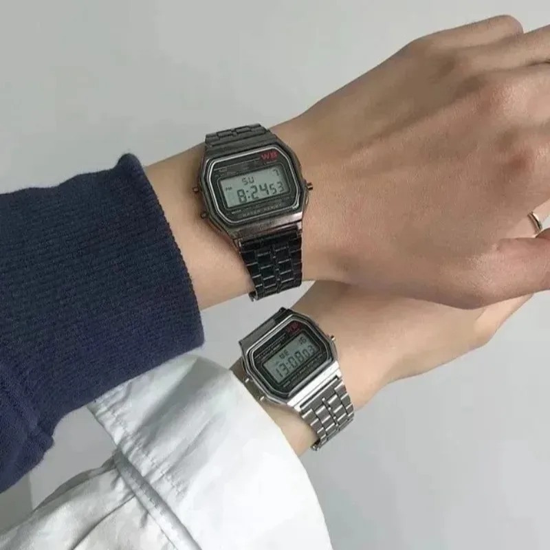 Luxury F91W Steel Band Watches - Women Accessories Display ulasan dan harga