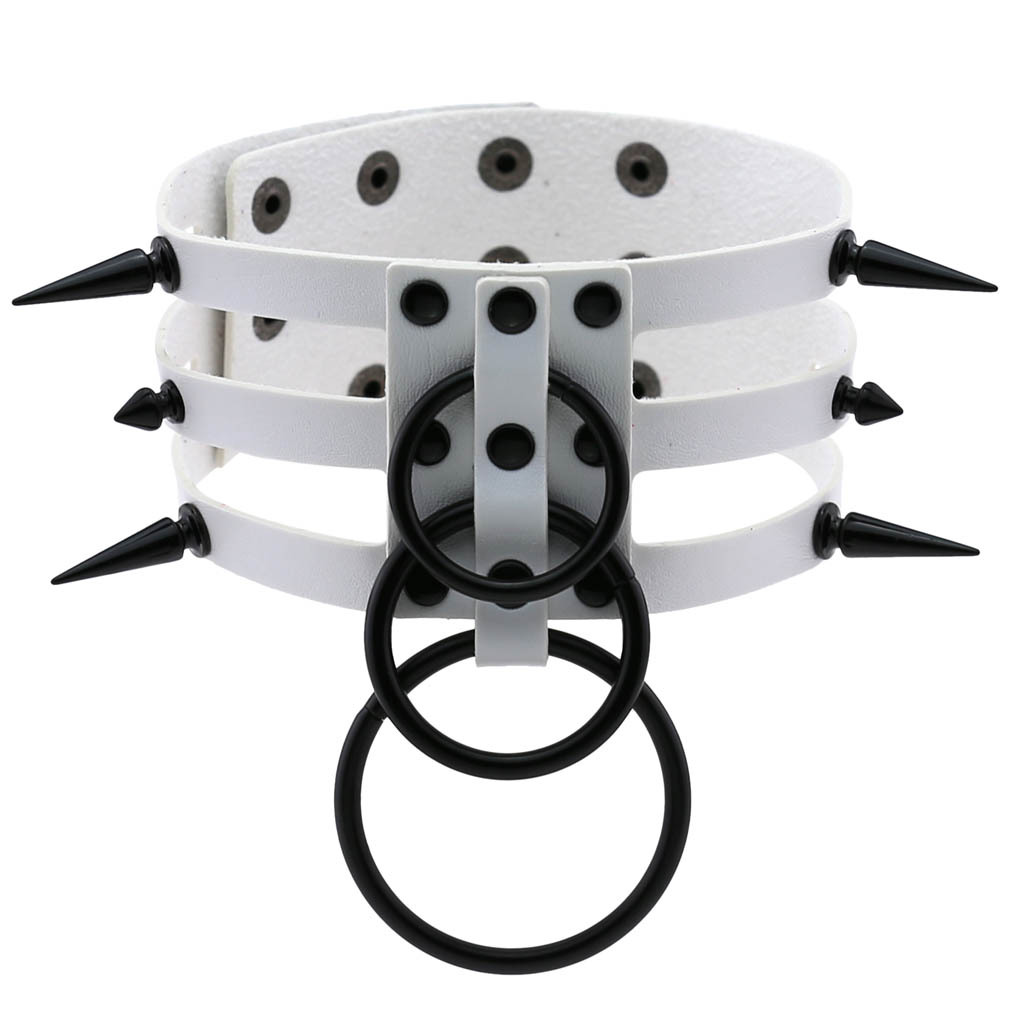 Fashion Women Men Black Rivet  - Women'S Emo Accessories ulasan dan harga