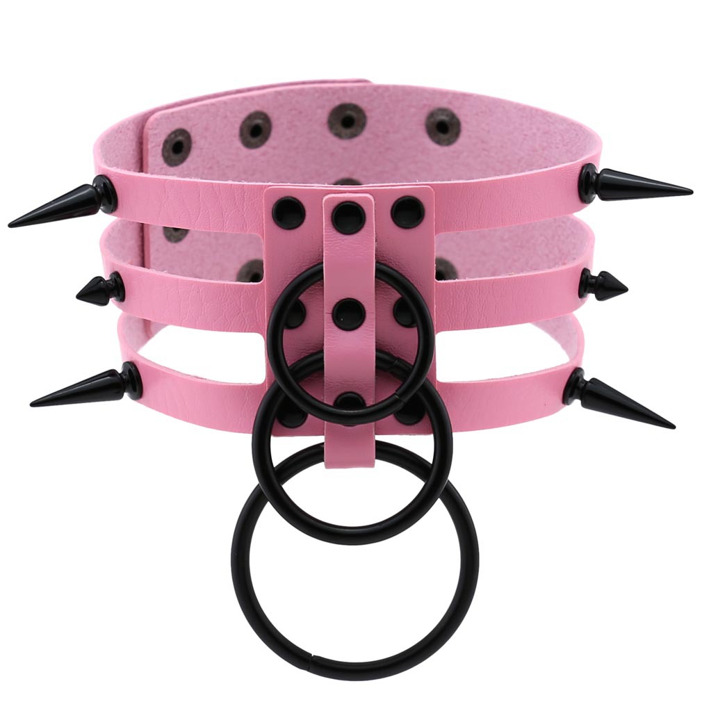 Fashion Women Men Black Rivet  - Women'S Emo Accessories ulasan dan harga