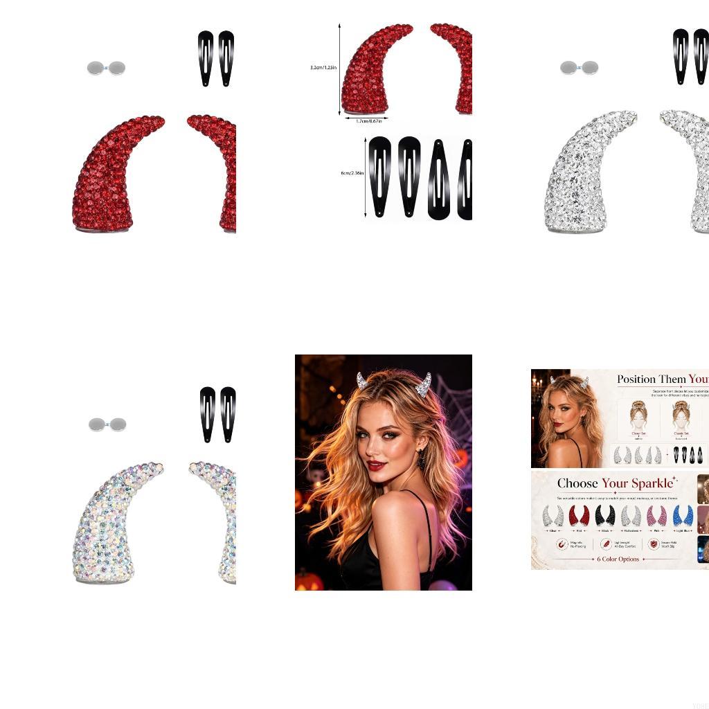 Blingbling Party Devil Horn Ha - Women Accessories Display ulasan dan harga