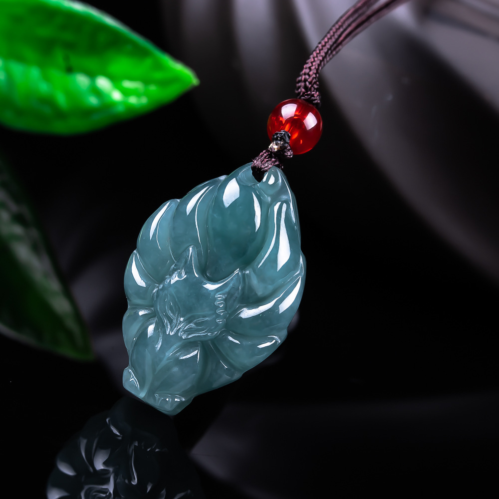 Natural Burmese Jadeite Fox Pe - Women Accessories Products ulasan dan harga