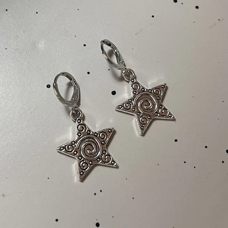 Vintage Goth Silver Color Spir - Women'S Emo Accessories ulasan dan harga