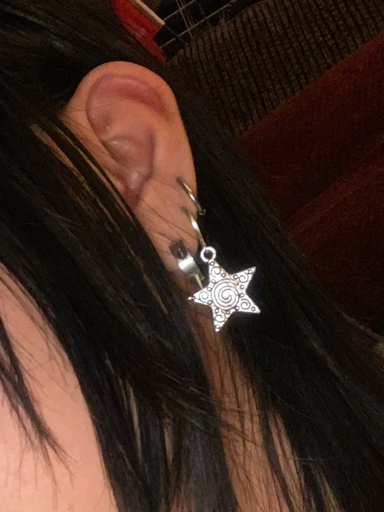 Vintage Goth Silver Color Spir - Women'S Emo Accessories ulasan dan harga