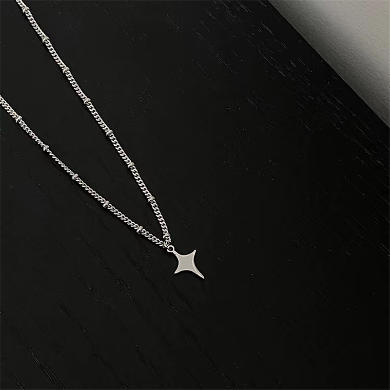 Kpop Goth Silver Color Star Pe - Women'S Emo Accessories ulasan dan harga