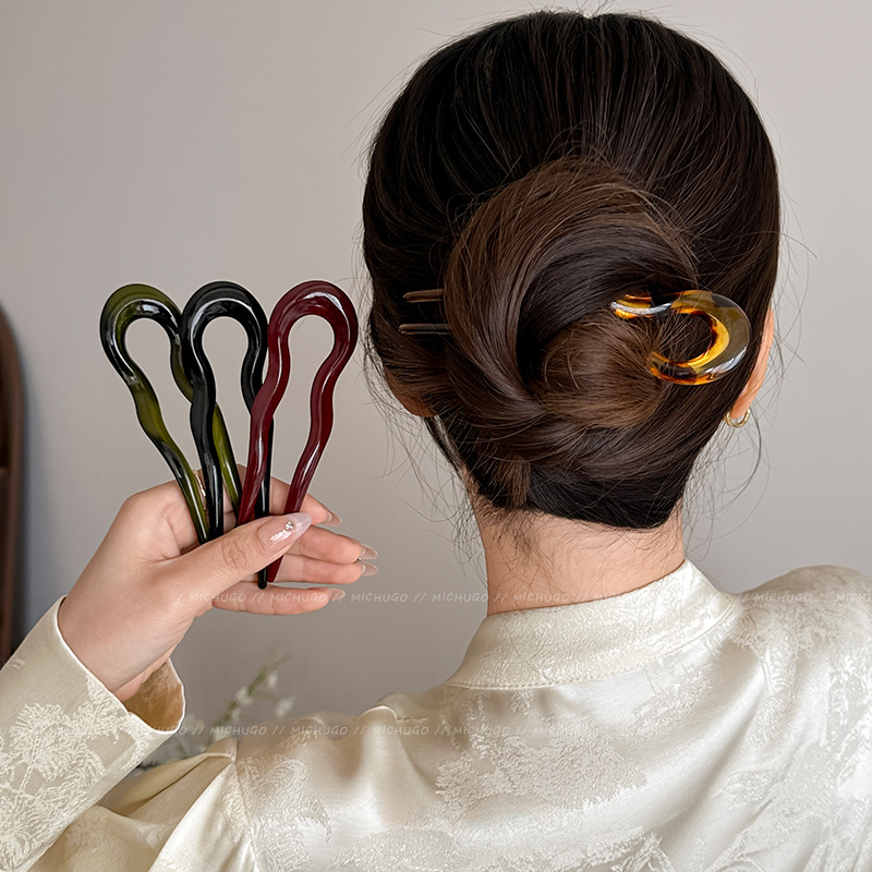 2026 U-Shaped Hair Fork Fashio - Hair Fork Stick ulasan dan harga