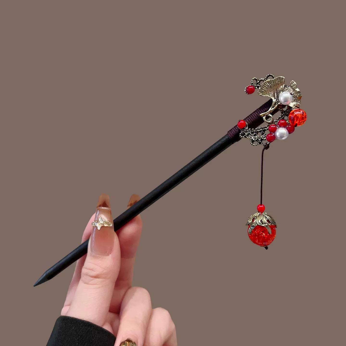Antique Wooden Hairpin Women's - Hair Fork Stick ulasan dan harga