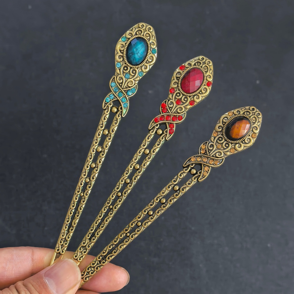 Vintage Metal Hair Sticks for  - Hair Fork Stick ulasan dan harga