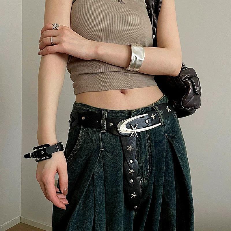 2024 Goth Style Vintag Star Bu - Women'S Emo Accessories ulasan dan harga