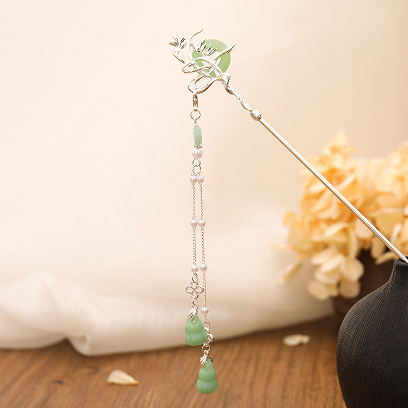 Chinese Style Glass Hairpin Fo - Women Accessories Shop ulasan dan harga