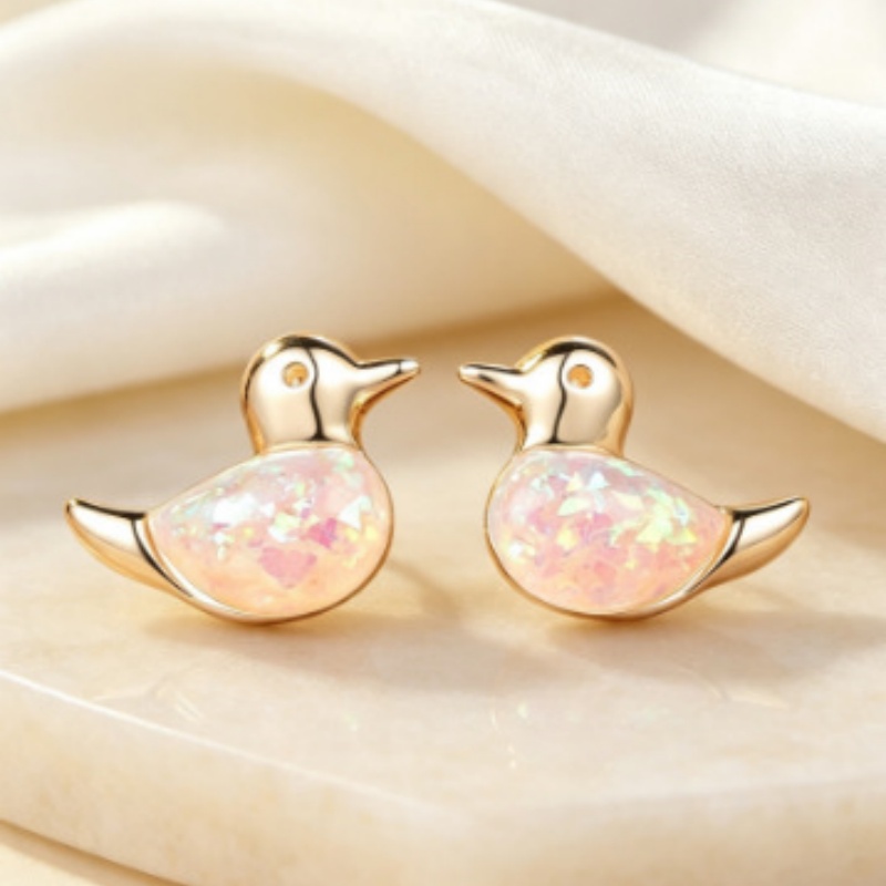 Korean Cute Yellow Duck White  - Women'S Accessories Australia ulasan dan harga