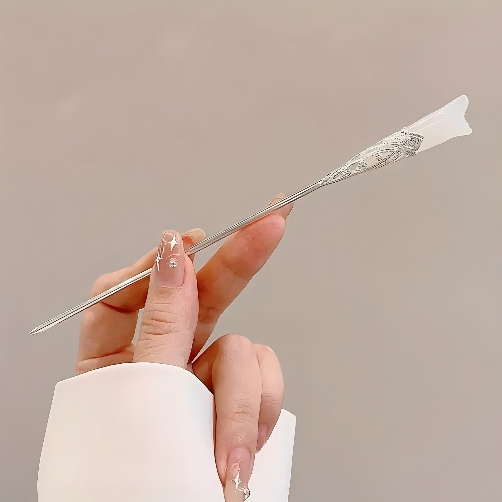 1/6pcs Elegant Chinese Style T - Hair Fork Stick ulasan dan harga