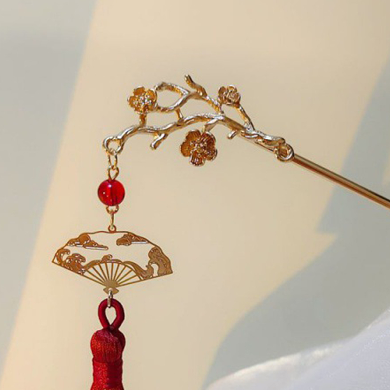 Retro Flower Tassel Hairpin Fo - Women Accessories Shop ulasan dan harga