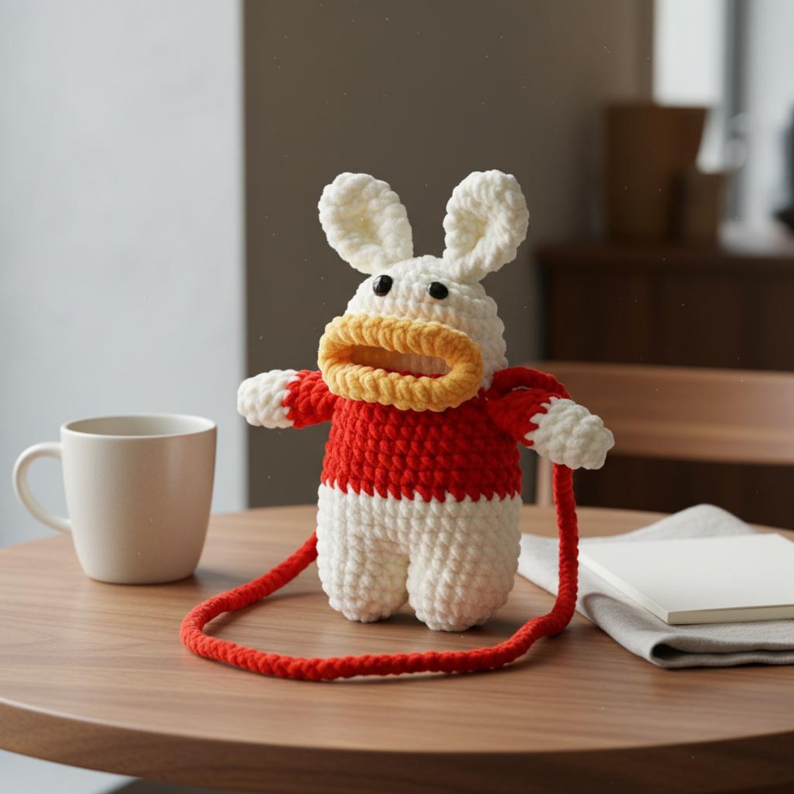 Crochet Frog Phone Bag Crochet - Women Accessories Shop ulasan dan harga
